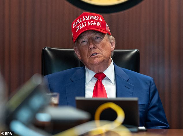 US President Donald Trump pictured in the Situation Room of the White House on June 21, 2025