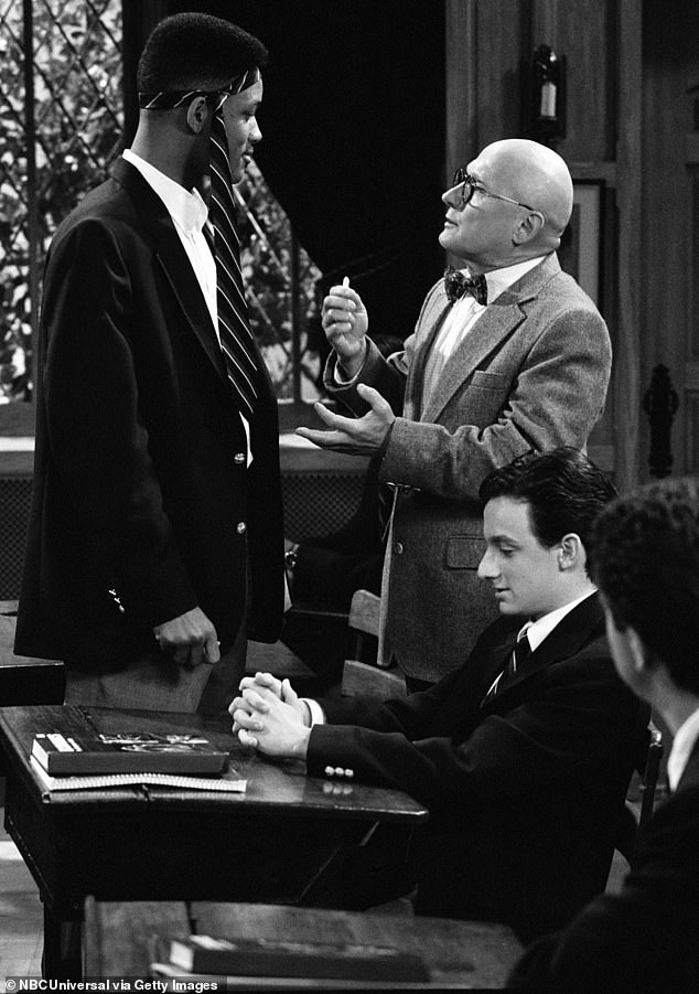 He continued working onscreen as well, guest-starring on such classic series as The Fresh Prince of Bel-Air, on which he is pictured with Will Smith
