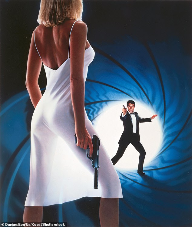 The poster for The Living Daylights is seen