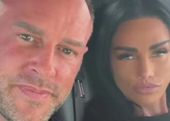 Katie Price shows off 'new engagement ring' from husband Lee Andrews after claims he used the old one with another woman