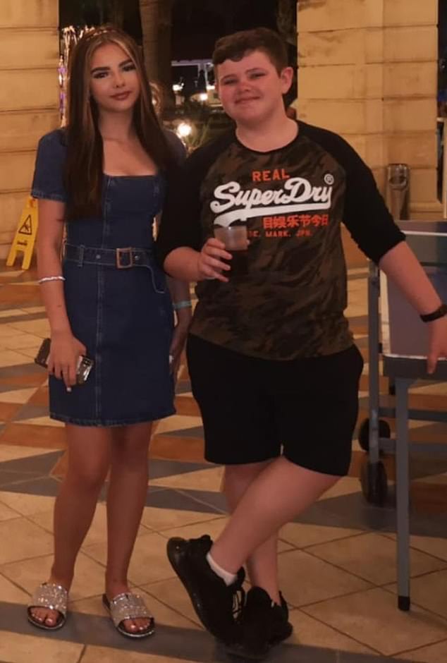 Cousins Jessica Hayes, 15, and Michael Connelly, 13, known to his family as Mikey died after falling 400ft in a parasailing accident