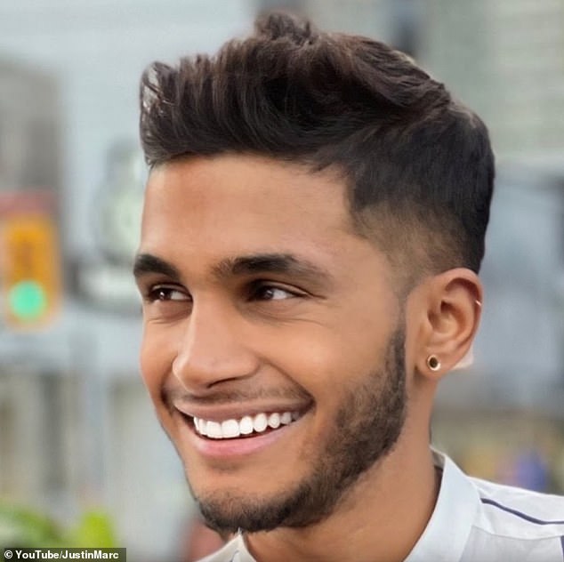 Controversial YouTuber and self-styled dating coach Justin Marc - who was accused of sexual assault last November - also posted 'street interview' videos on YouTube