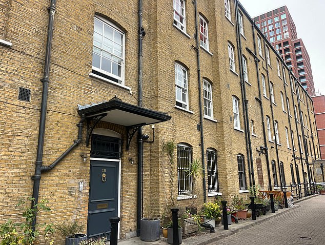 Pictured: The outside of Ashwell House where girls are charged £242 a week to live in central London