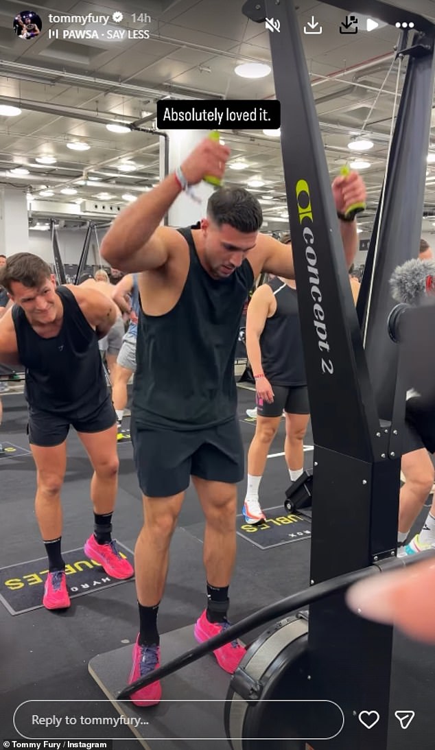 Snaps shared by Tommy of the latest day show him and Danny bonding, whilst engaging friendly competitiveness