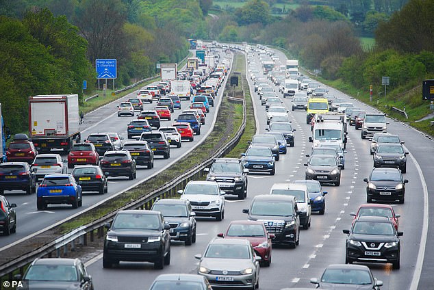 Another would be for employers to allow an extra day off for staff every week to reduce commuter traffic (stock image)
