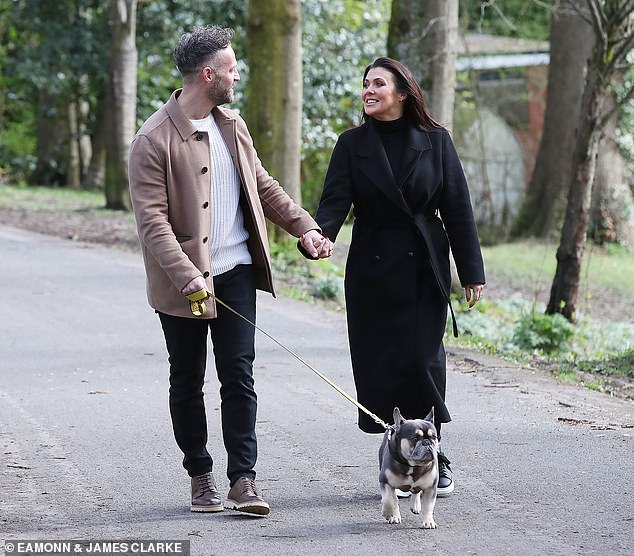 The former Coronation Street actress, 49, was all smiles as she gazed lovingly at Tom
