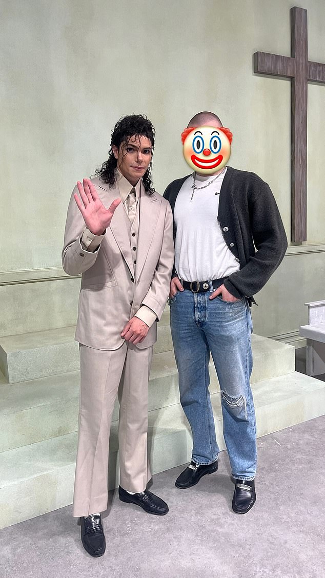 Censori and West's frequent collaborator Callum Pidgeon took to Instagram Stories on Saturday to share a behind-the-scenes snapshot of Jackson on set