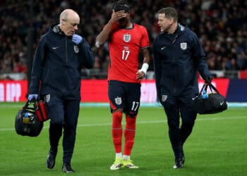 'Very sad and upset' - England boss Tuchel issues 'worrying' Noni Madueke injury update after Arsenal star's knock