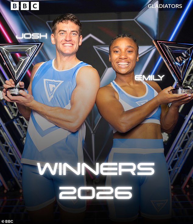 'No words. That was unforgettable! I just won Gladiators on my 23rd birthday,' she exclaimed to hosts Bradley and Barney following her win