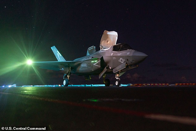 Around 3,500 sailors and Marines were deployed to the region via the USS Tripoli which also brought strike fighter aircraft and amphibious assault assets