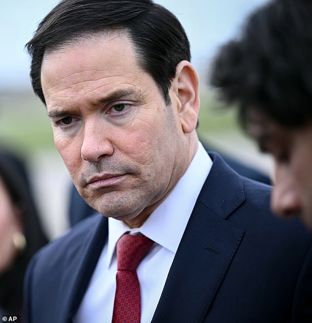 Secretary of State Marco Rubio (pictured on March 27, 2026) claimed on Friday the operation against Iran was 'ahead of schedule'