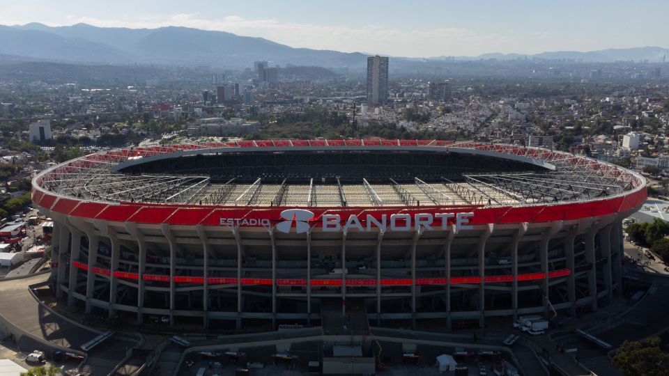 Aerial View Of Banorte Stadium Before The Portugal v Mexico Friendly Match, Mexico City - 27 Mar 2026