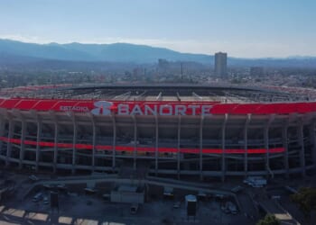Football fan dies at iconic Mexican stadium hosting World Cup Opening Ceremony after fall from stand while intoxicated