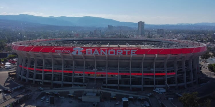 Football fan dies at iconic Mexican stadium hosting World Cup Opening Ceremony after fall from stand while intoxicated