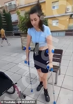 Castillo's father Geronimo Castillo was heard encouraging his daughter and referring to her as a 'machine'