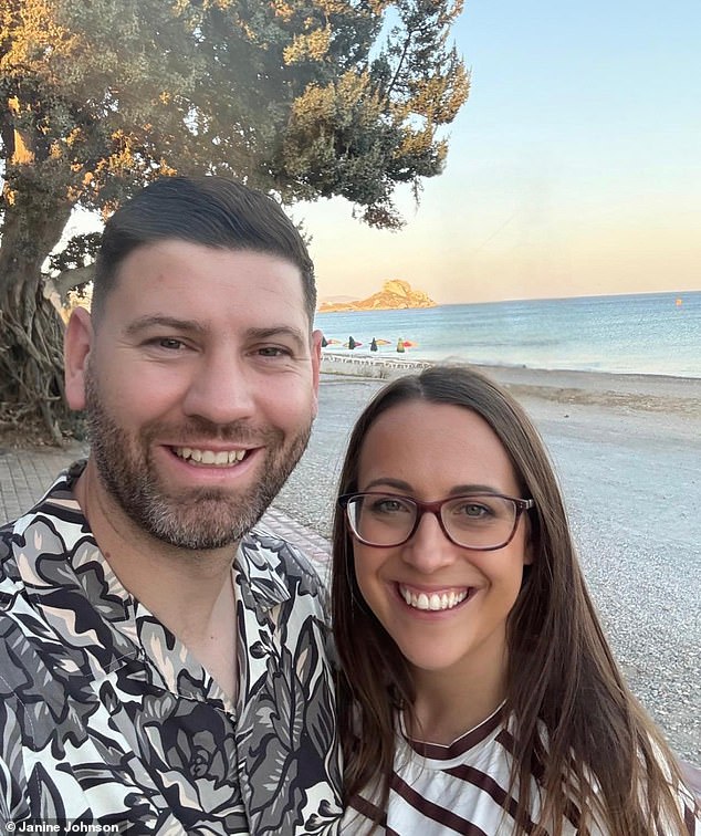 Janine and Mark managed to avoid the sky-high prices in the UK, with the average wedding here currently costing around £21,990