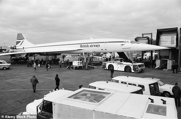 Inaugural commercial flights of the supersonic airliner Concorde on January 21, 1976 - seven years after its maiden test flight