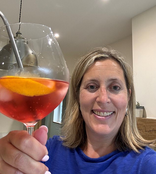 The 55-year-old drank over 100 units of alcohol weekly - seven times the recommended limit