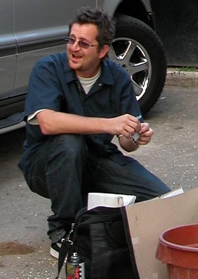 This is the only known photo in existence of Banksy aka Robin Gunningham aka David Jones