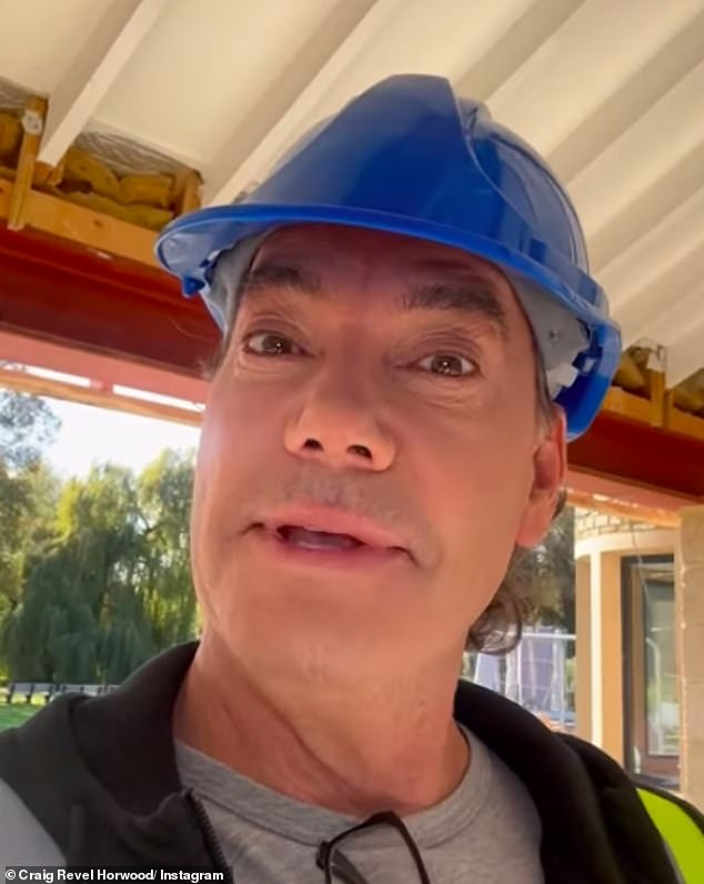 The Strictly judge, 60, previously shared footage of the renovations on his Instagram account