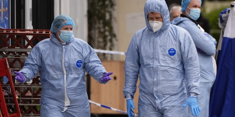 Man, 26, gunned down while sat in car as cops hunt suspect who 'arrived & shot him several times before fleeing on bike'