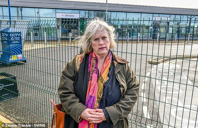 Diana Blamires (pictured) told the Daily Mail it is an 'absolute disgrace' that Winslow Station remains shut, placing the blame squarely on the government