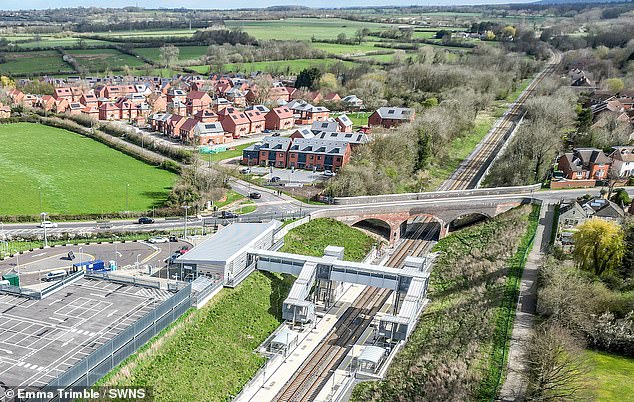The line is part of a £6 billion Government-backed scheme to reconnect Oxford and Cambridge by rail for the first time since 1967