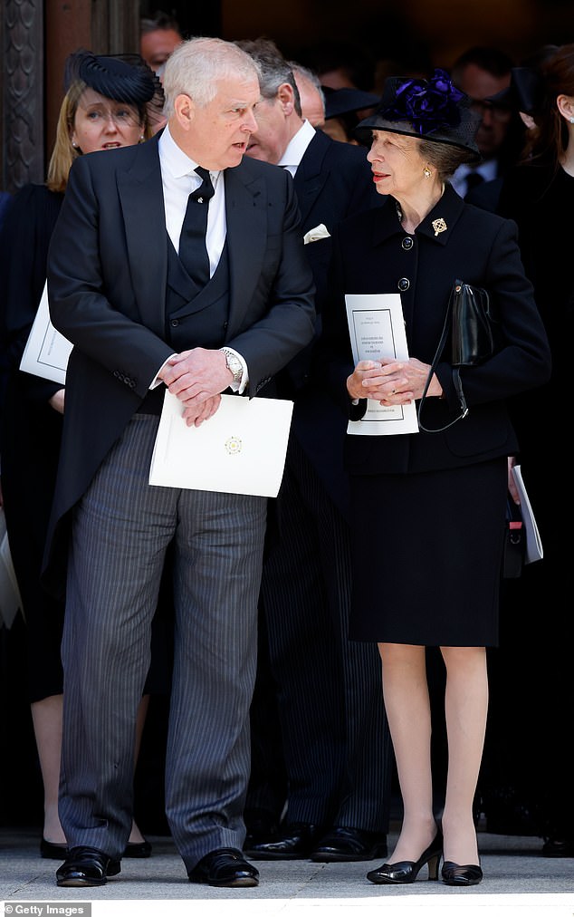 According to the Daily Mail's Editor-At-Large Richard Kay, Anne is understood to still be in contact with Andrew and remains concerned for his welfare, yet still shares the family view that the King was right to banish Andrew and strip him of his royal titles