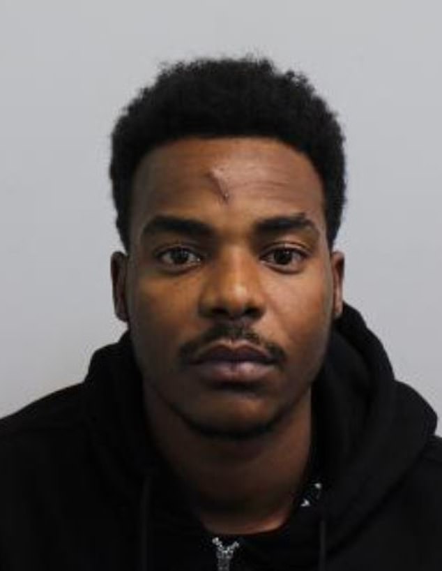 Khowjsly was caught walking along the street with his accomplice Mohammed Adam (pictured), 22, just minutes after the robbery