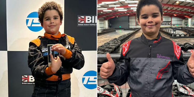 F1 hopeful, 12, given time off school to pursue dream and has mum as his mechanic
