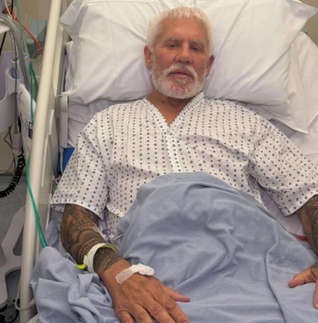 Wayne in hospital for seven weeks after suffering two severe attacks of pneumonia