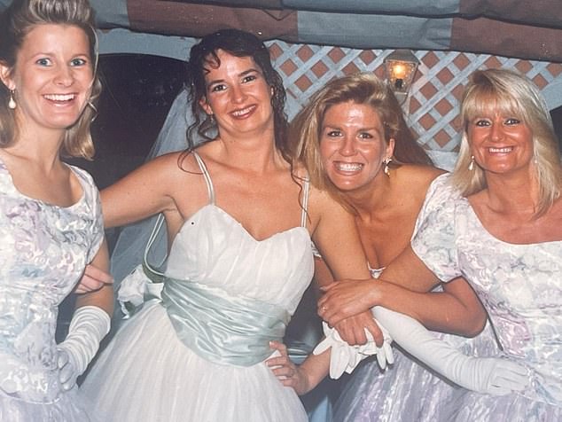 Shirley on the right... I now look younger at 70 than I did when I was a high-flying businesswoman in my 40s, she says