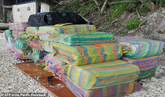 About 1.6 tonnes of high-grade cocaine were found on board