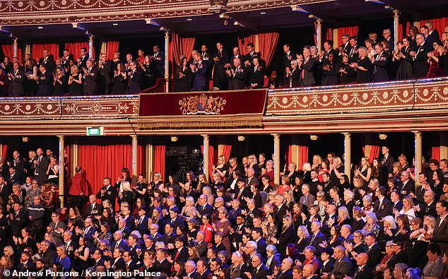 Their Royal Highnesses the Prince and Princess of Wales, together with Members of the Royal Family, attend the Royal British Legion Festival of Remembrance at the Royal Albert Hall. The annual festival honours the service and sacrifice of British and Commonwealth Armed Forces personnel, past and present