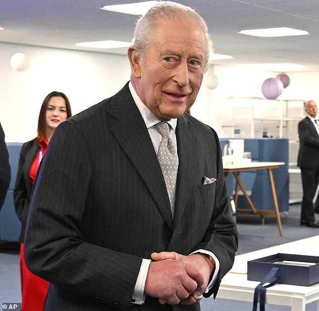 Sources close to Charles, pictured on Friday, said 'low trust and bitter experience' over a string of leaks from 'Team Sussex' were a significant difficulty in making progress