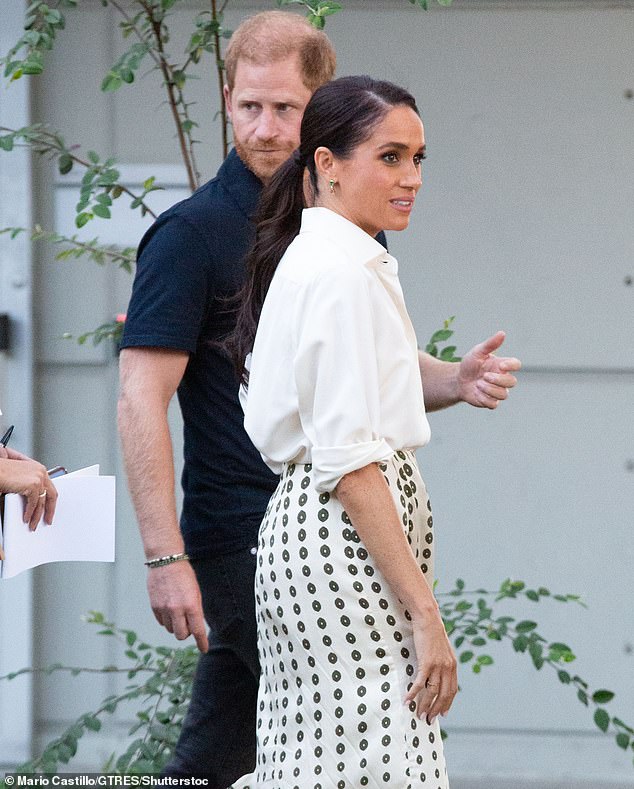 Harry apparently hopes he, Meghan and their children will be invited to spend 'some family time' at Sandringham in July (Pictured: Harry and Meghan in 2024)