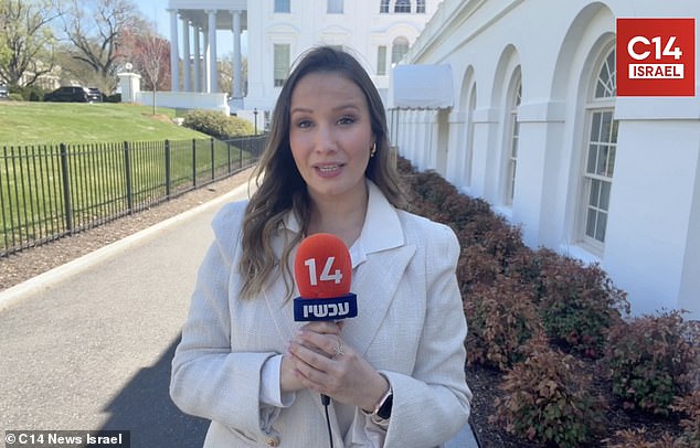 Libby Alon of C14Israel said Trump told her Iran is 'basically begging' for a deal. Trump said 'yes of course it's already happening' when asked about controlling the Strait of Hormuz