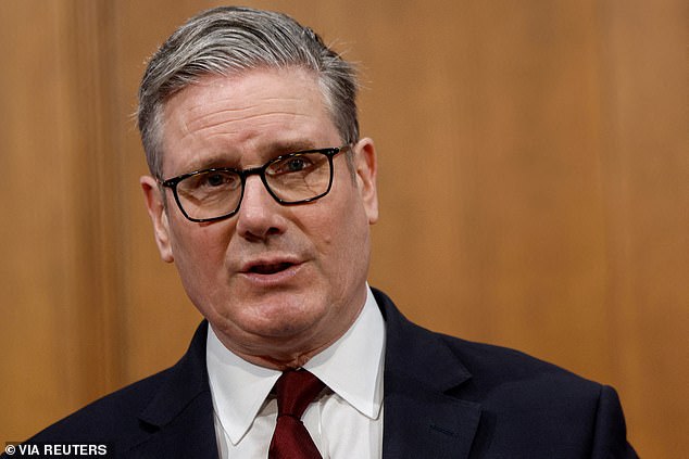 Keir Starmer is set to receive a £3,300 ' cost of living' adjustment as part of a 5 per cent pay rise