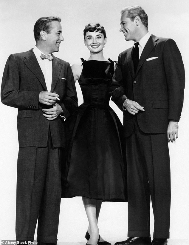 ‘[Audrey] has the slimmest waist since the Civil War – 19-and-a-half inches,’ Oscar-winning costume designer Edith Head told the Press. ‘You could get a dog collar around it.’