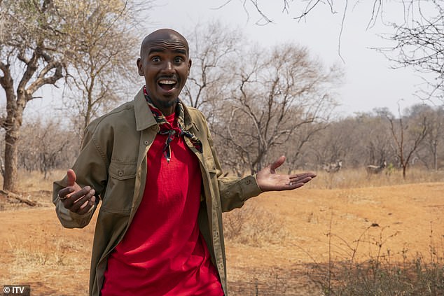 One of Britain's greatest athletes, Sir Mo Farah, 43, is hoping to conquer his fear of snakes and go all the way in the South African jungle to be crowned the winner