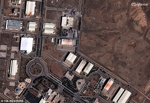 Key nuclear facilities under focus include Natanz, pictured above, and Isfahan nuclear complex, both of which contain underground infrastructure