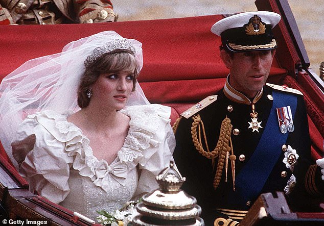 The wedding took place on July 29, 1981, at St Paul’s Cathedral. Years later, Diana claimed she could see Camilla Parker Bowles sitting in the congregation
