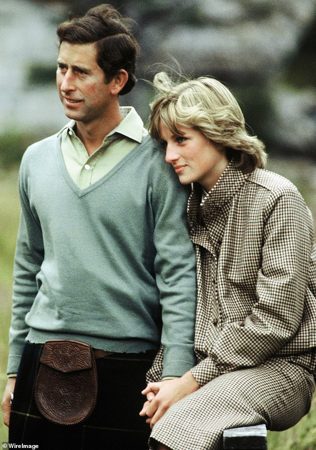 The former couple during their honeymoon in Balmoral in August 1981