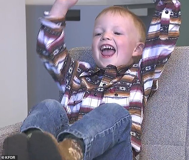 The video went viral on TikTok, as many users praised his 'positive energy' and 'kind heart'