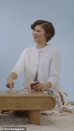 Zendaya was asked in an A24 promotional video, 'Who¿s the person in your life you¿re most jealous of?'