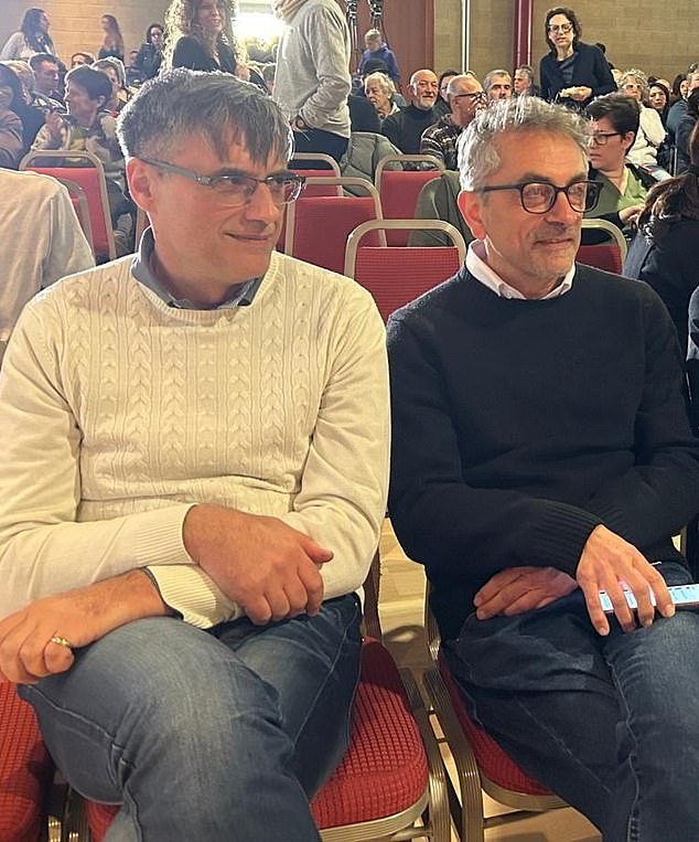 Filippo Biondi (left) announced he detected a second sphinx beneath the Giza Plateau. However, his former colleague Armando Mei has dismissed the claims