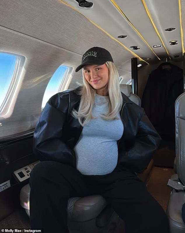 The TV personality, 26, shocked fans as she announced her pregnancy last month and revealed she was already five months along at the time, with her due date reportedly June 12