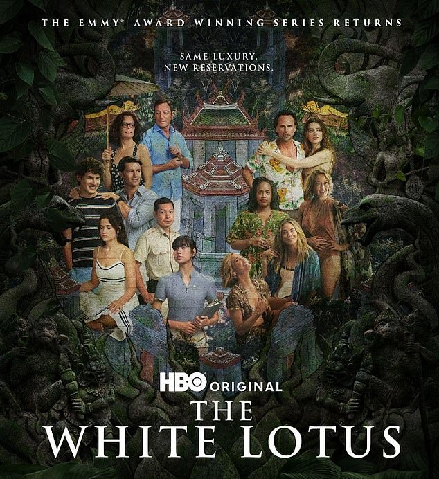 The White Lotus season three poster with Parker Posey