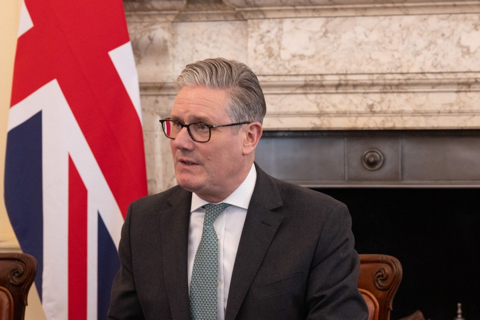 British Prime Minister Keir Starmer speaking at a roundtable meeting on the economic fallout of the Iran conflict.