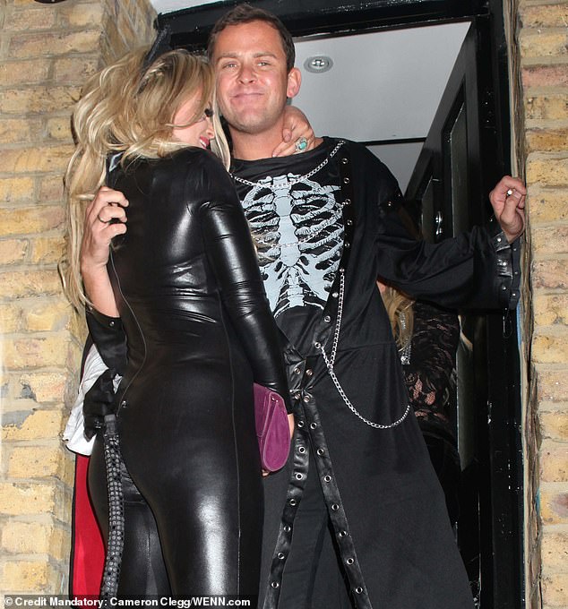 Mills pictured with Emily Atack at his house in 2012. He explained how he regretted participating in some of the shows he had appeared on